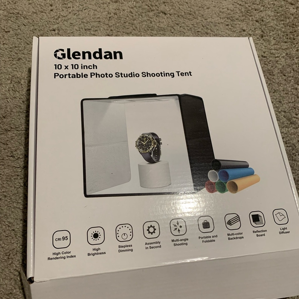 Portable Photo Studio Shooting Tent - Black and White